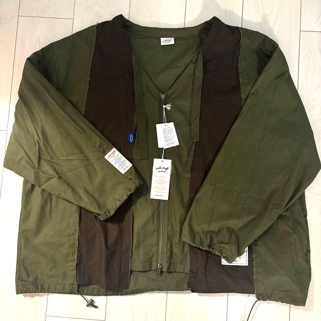 ニコアンド［be with M］ Misayo ミリリメイクジャケット カーキ