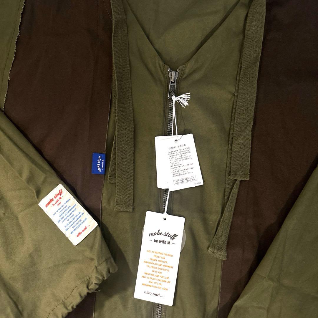 ニコアンド［be with M］ Misayo ミリリメイクジャケット カーキ