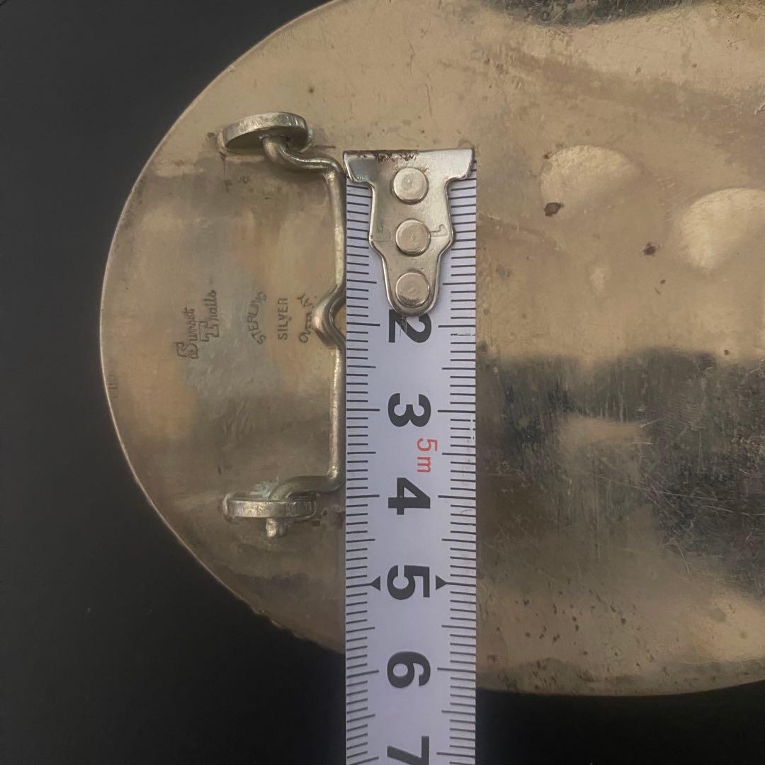 特大 sunset trails ウエスタン ベルト バックル 925