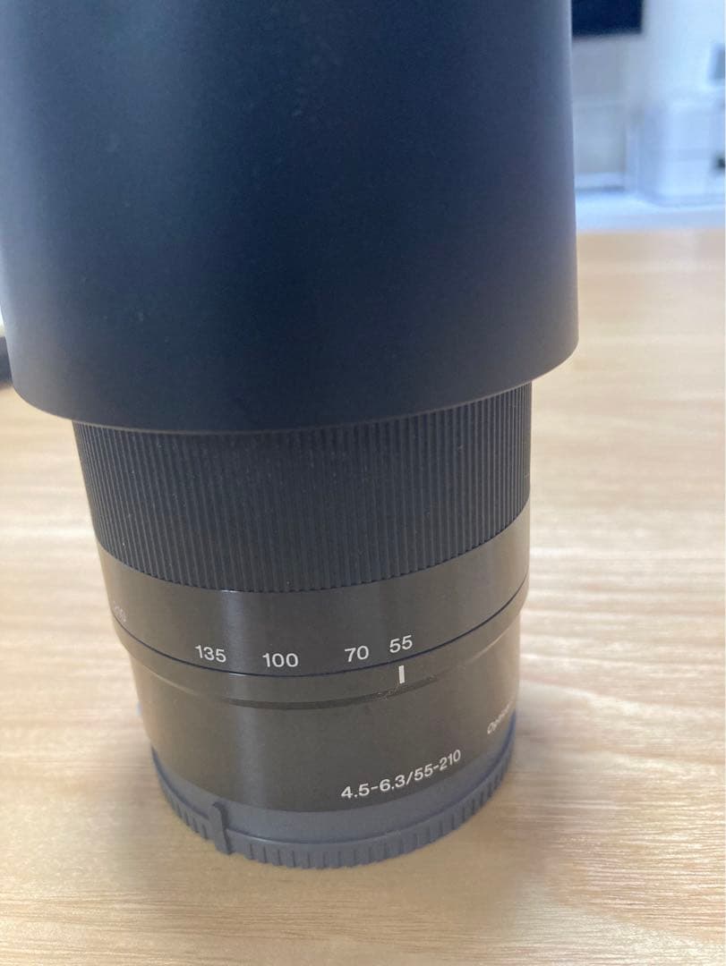 SONYソニーSEL55210 望遠ズーム前後キャップ付き