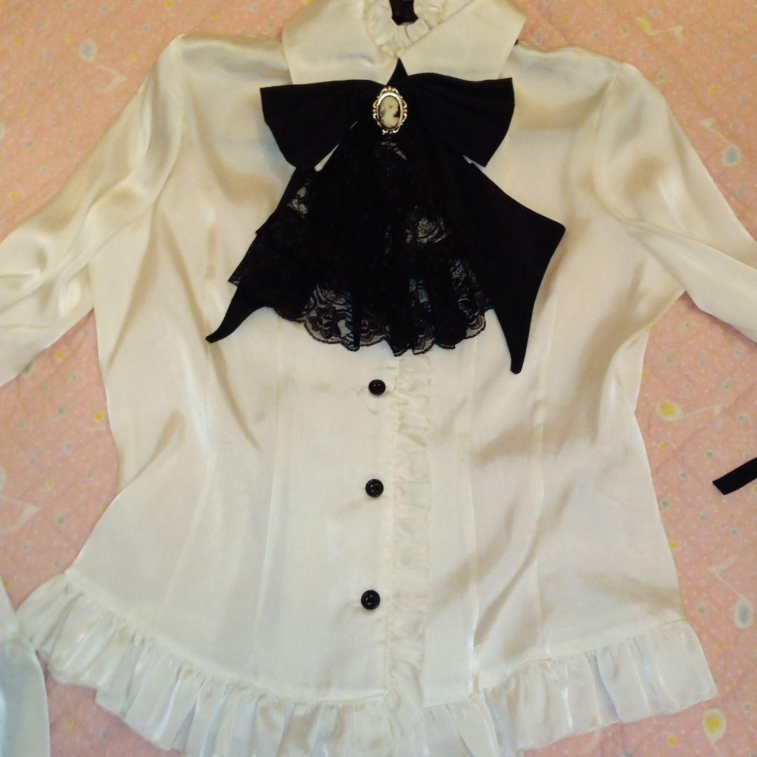 MARBLE 姫系♡ロリータ♡ゴスロリ フリル付きブラウス