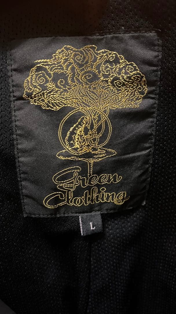 [22-23]グリーンクロージング green clothing ビブパンツ L