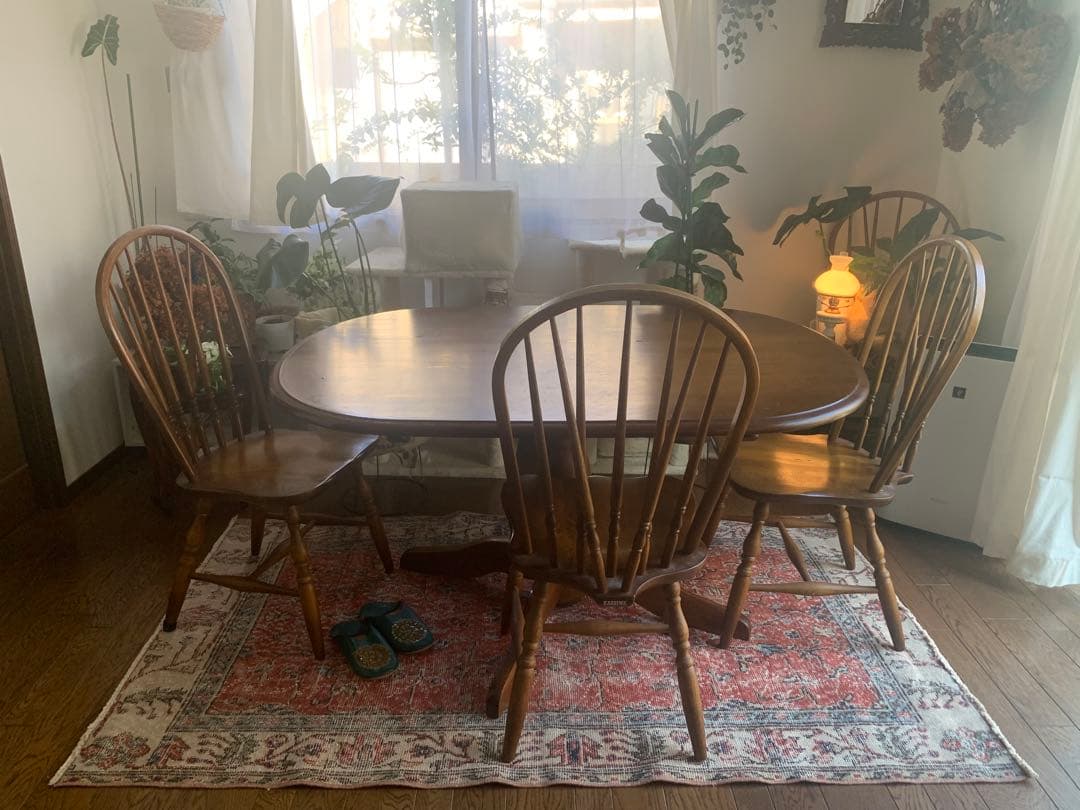 Mao　トルコラグ　シャビーレッド 194×112 トルコヴィンテージラグ