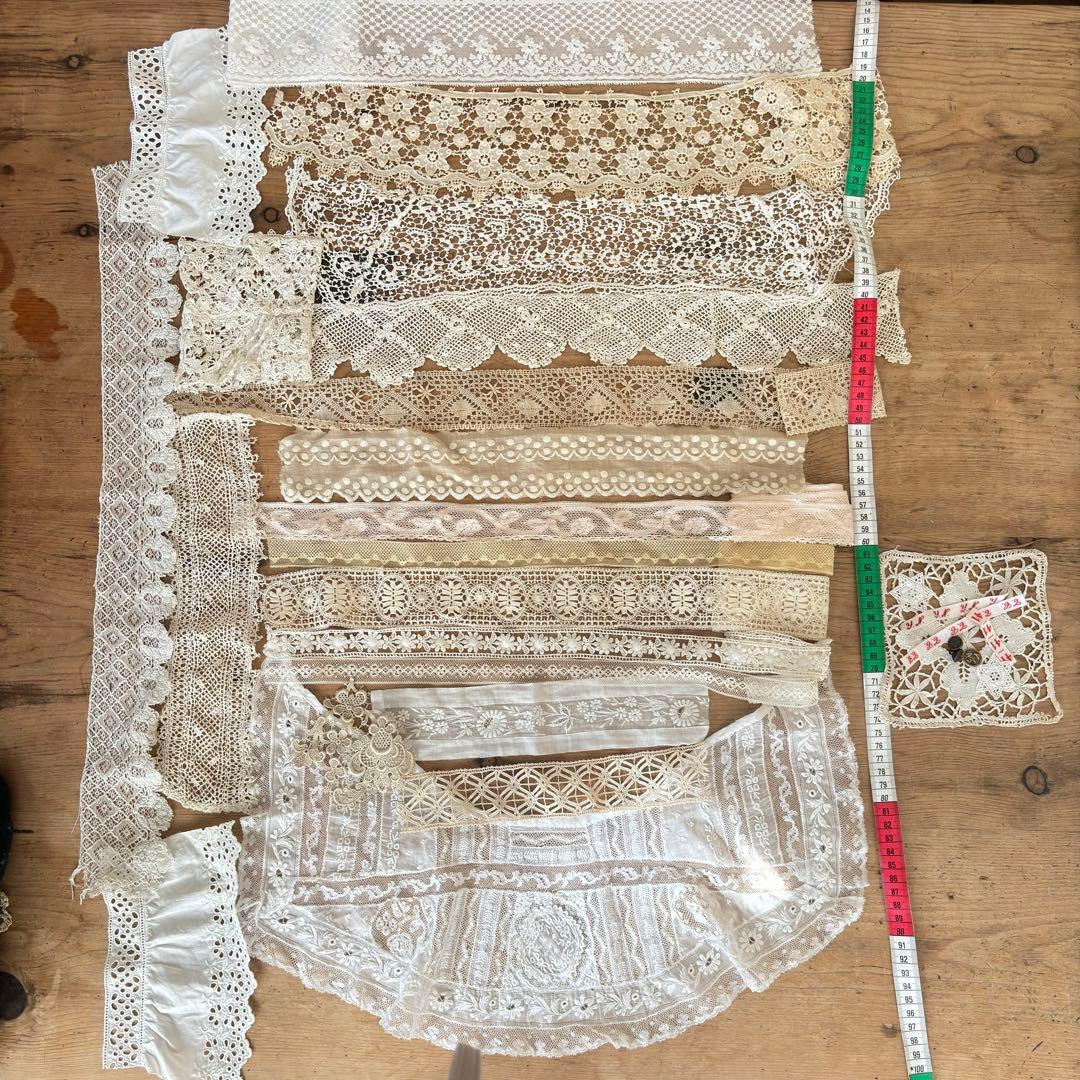 フランス アンティークレース.モチーフ色々セット