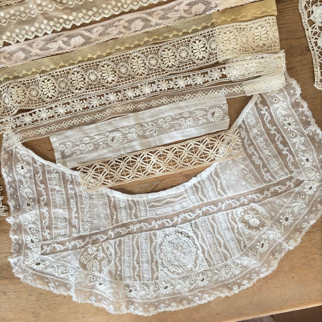 フランス アンティークレース.モチーフ色々セット