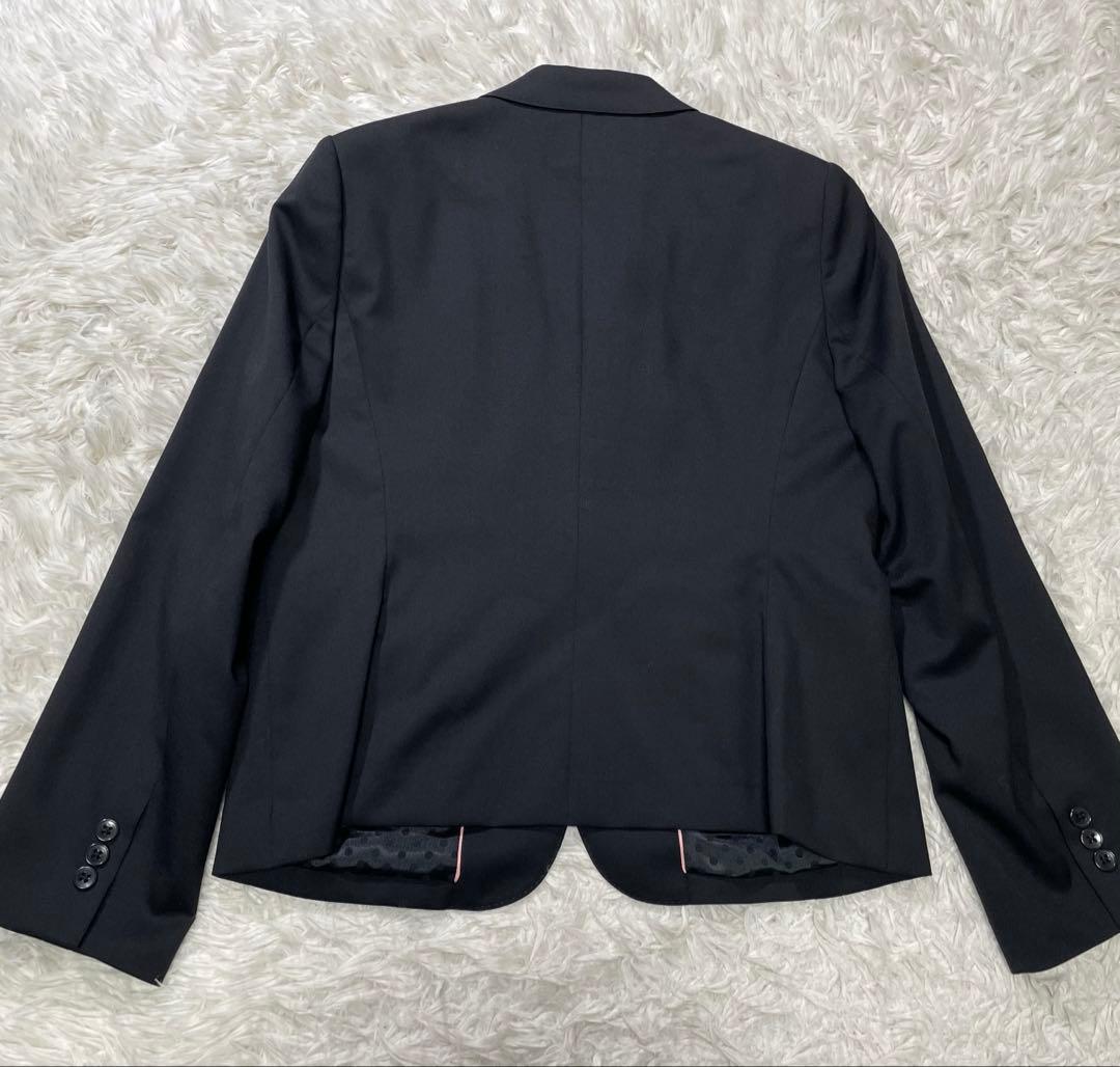 美品 エヌライン パンツスーツ 3点セット 大きいサイズ 17号 ブラック　黒