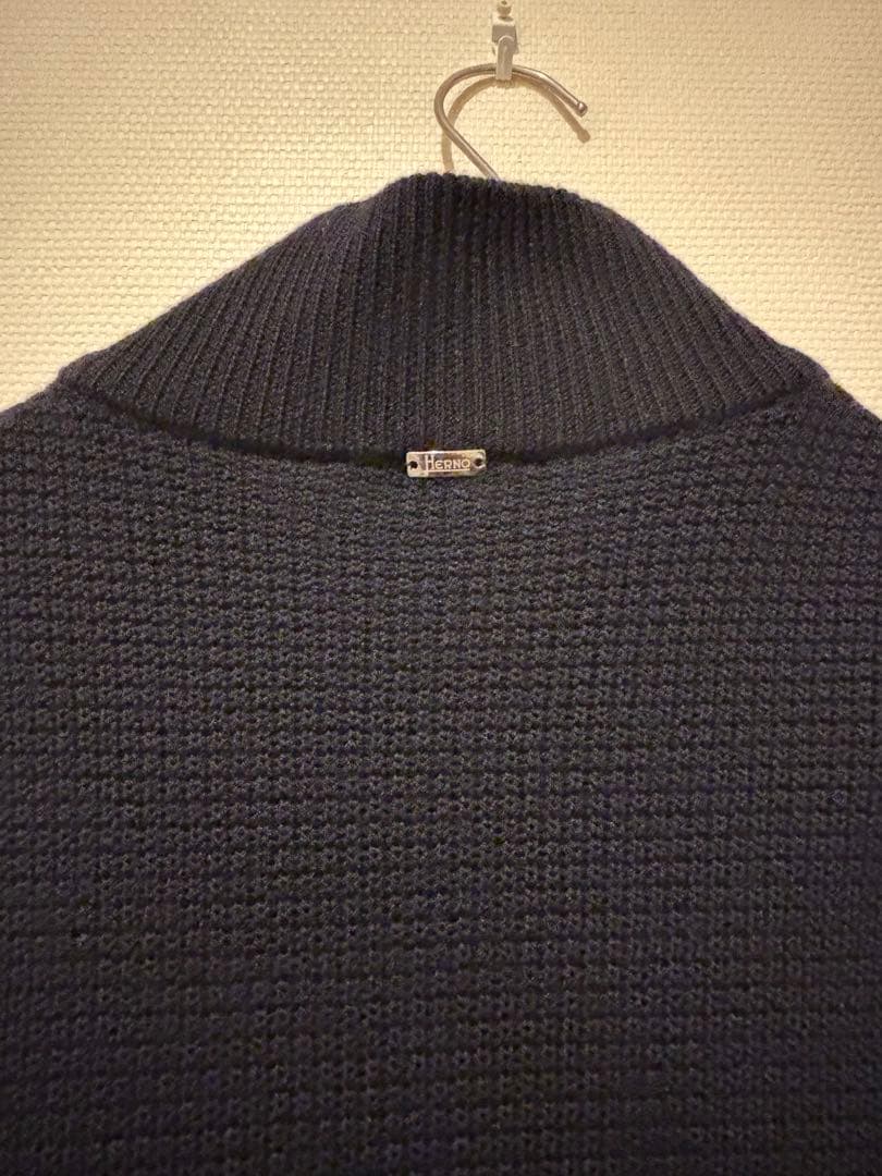 Herno ヘルノ　ダウン×ニット切替ジャケット　48