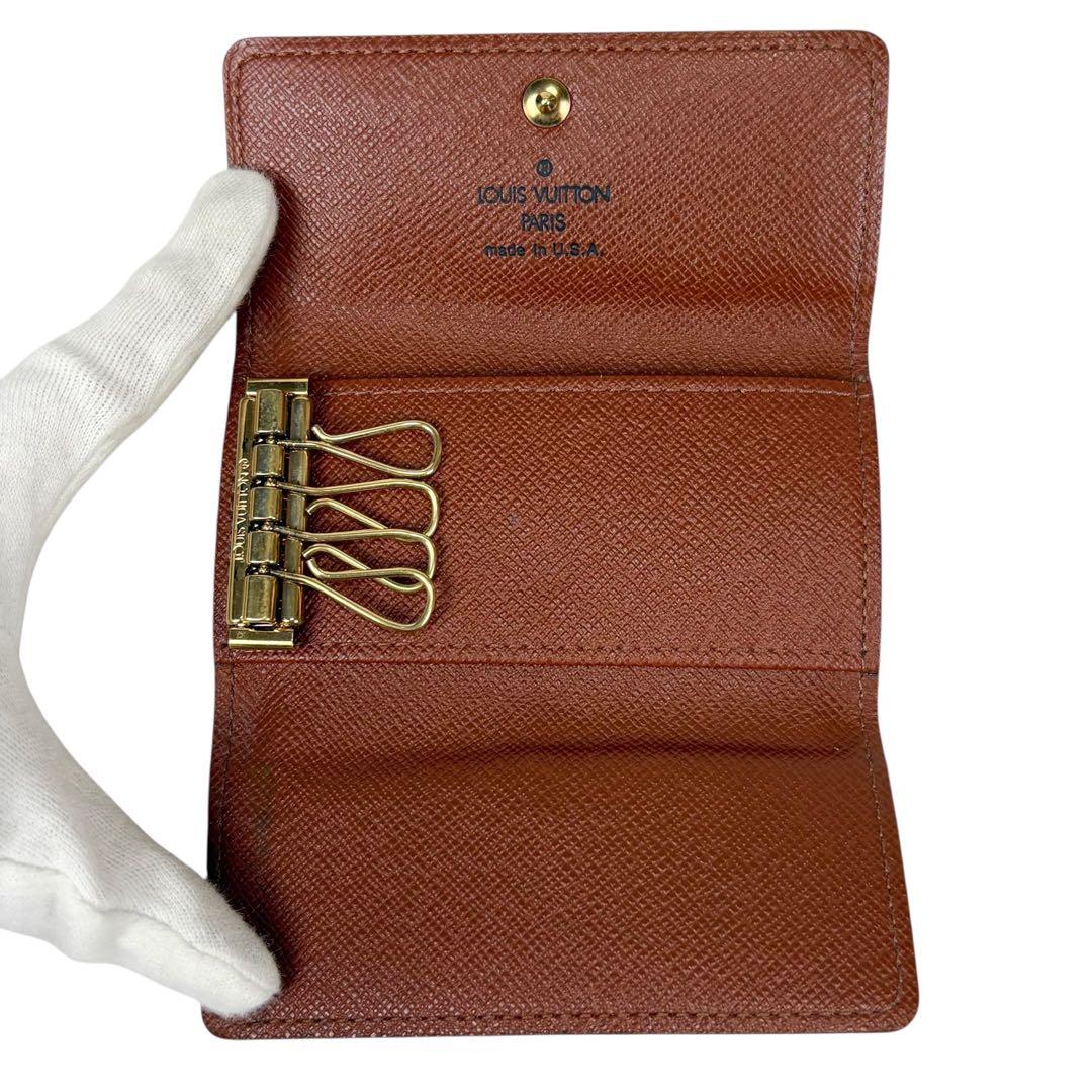 ルイヴィトン　LOUIS VUITTON ミュルティクレ　4連　キーケース