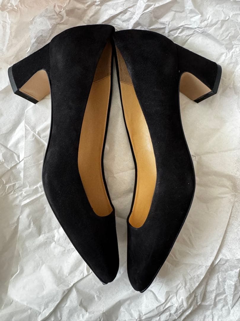 【新品未使用】FABIO RUSCONI ブラックパンプス