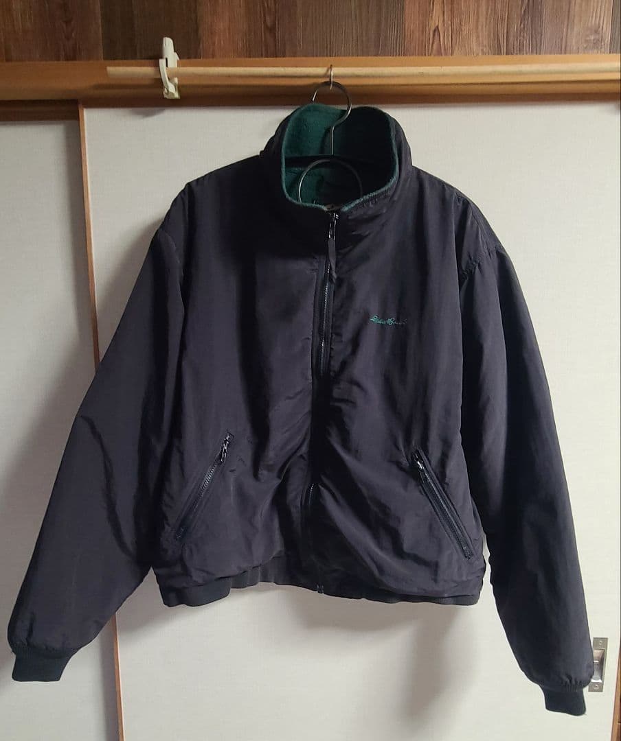 80s 黒タグ ブラック USA製 EddieBauer エディーバウアー