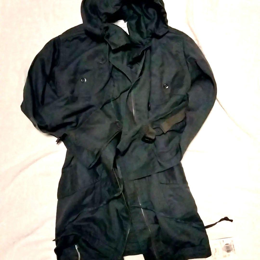 【新品タグ付き】PLST プラステ モッズコート Lサイズ ブラック