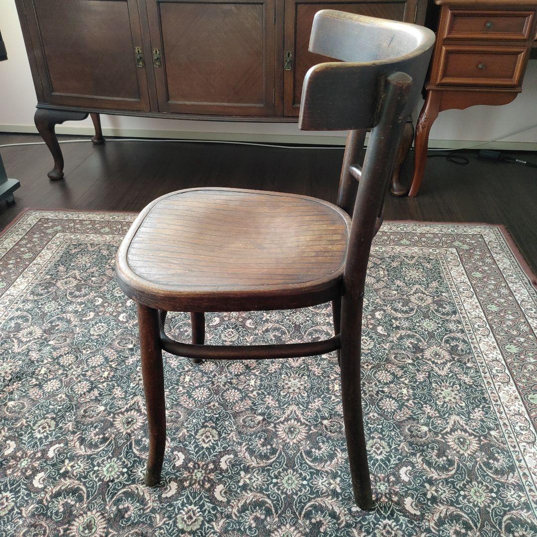 【Bossa】　◆No.1 英国アンティーク　木製チェア　ブラウン◆