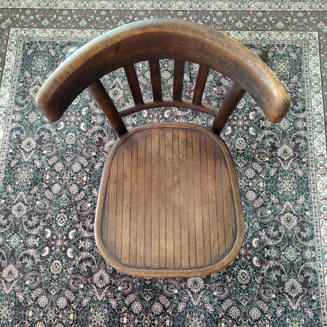 【Bossa】　◆No.1 英国アンティーク　木製チェア　ブラウン◆