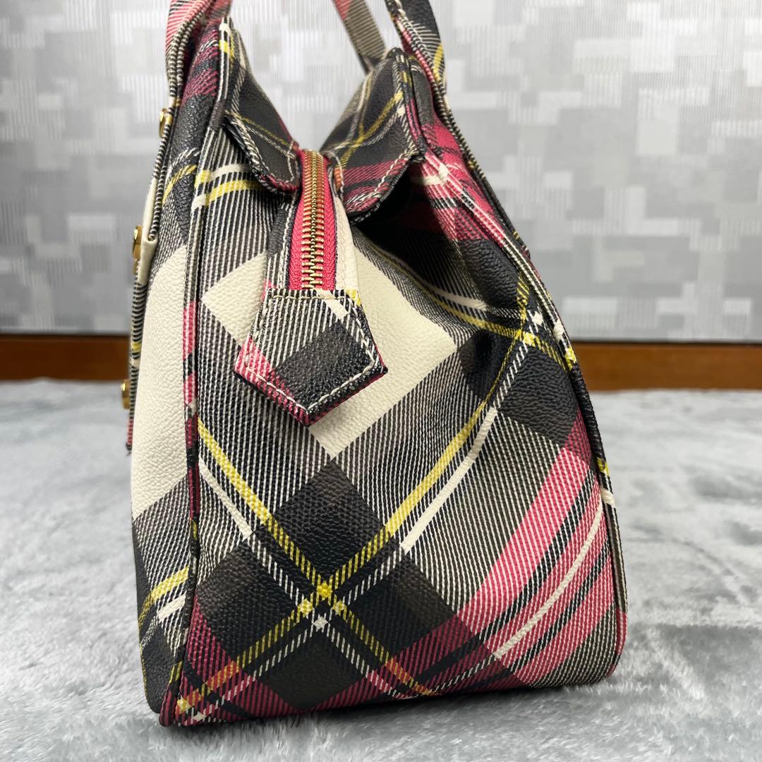 Vivienne Westwood ヤスミン ハンドバッグ タータンチェック