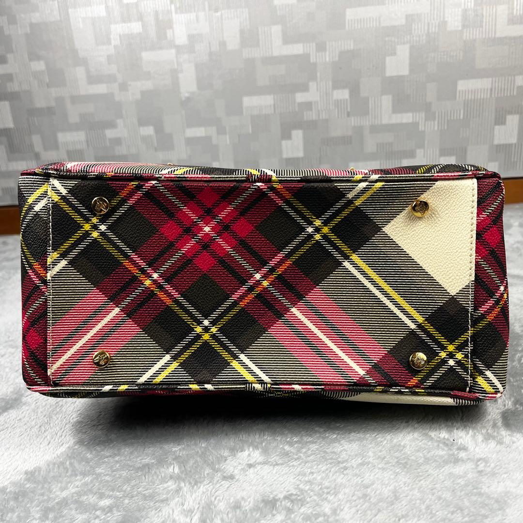 Vivienne Westwood ヤスミン ハンドバッグ タータンチェック