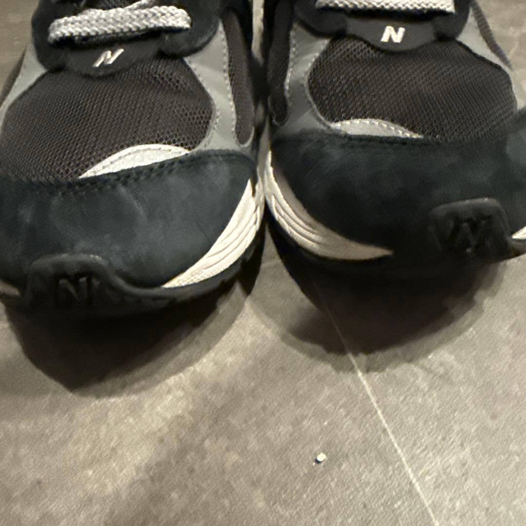 ぷーぷー New Balance M2002Rブラック/グレー スニーカー