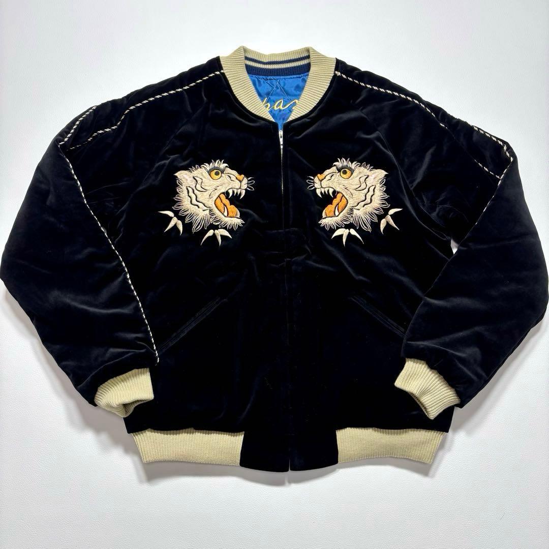 極美品・タグ付き✨ テーラー東洋 別珍 ホワイトタイガー イーグル キルティング