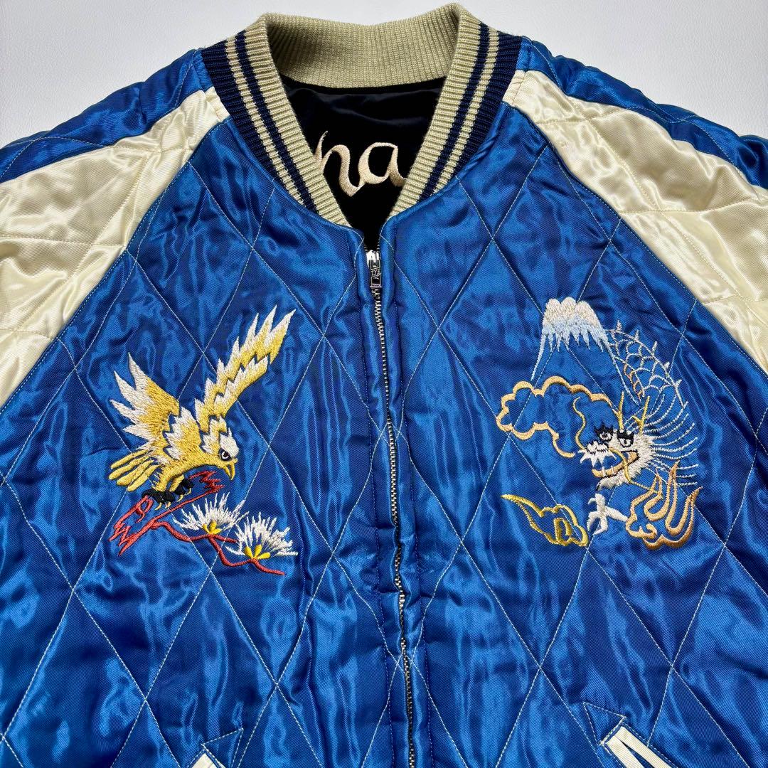 極美品・タグ付き✨ テーラー東洋 別珍 ホワイトタイガー イーグル キルティング