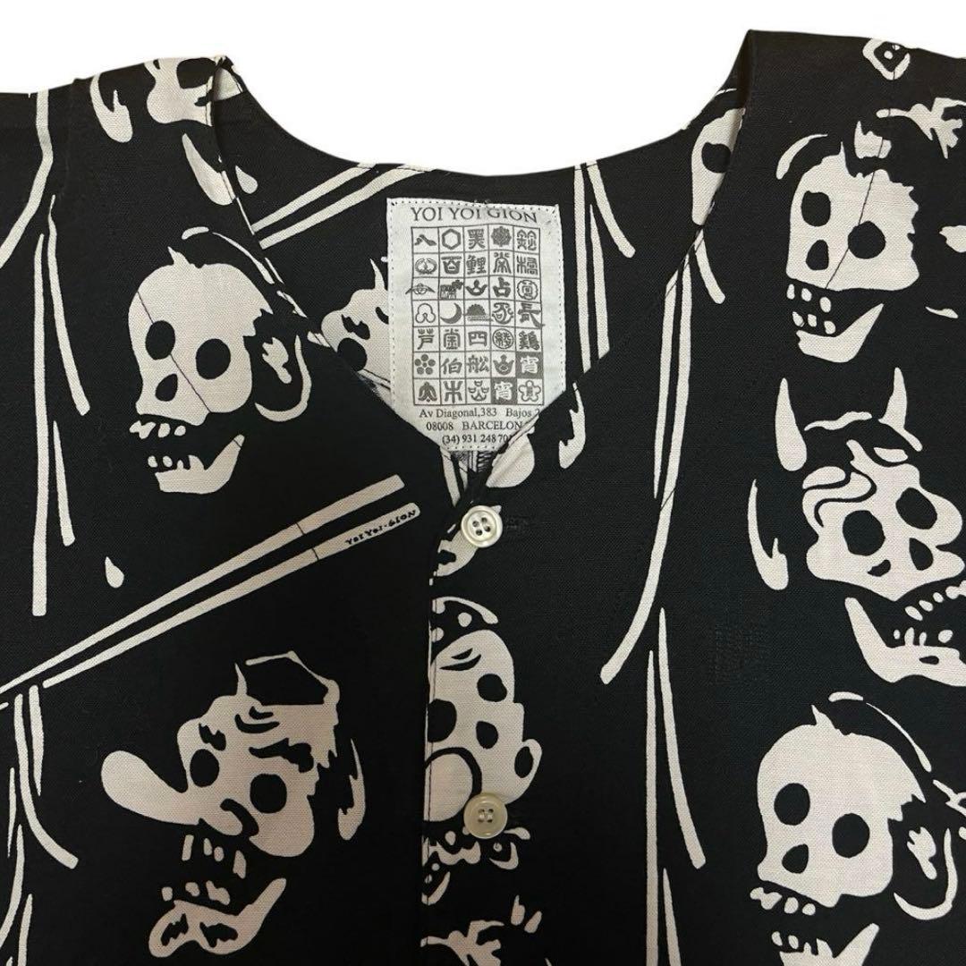 BUENA VISTA 宵宵祇園 鯉口シャツ 石塚啓次 ブエナビスタ ドクロ