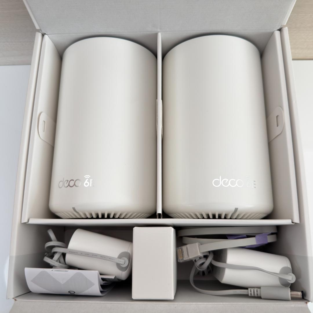 ルーター・ネットワーク機器 TP-Link WiFi6E AXE5400 Deco XE75pro 2P