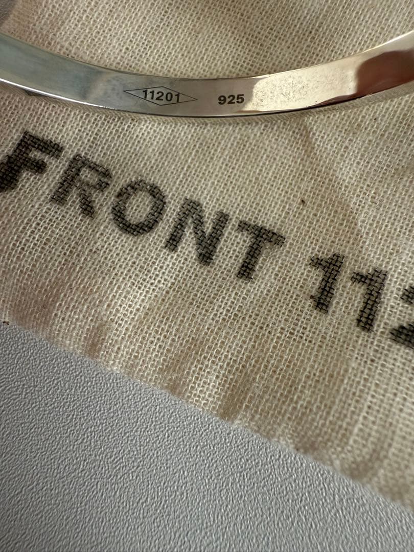 FRONT 11201 925シルバーブレスレット