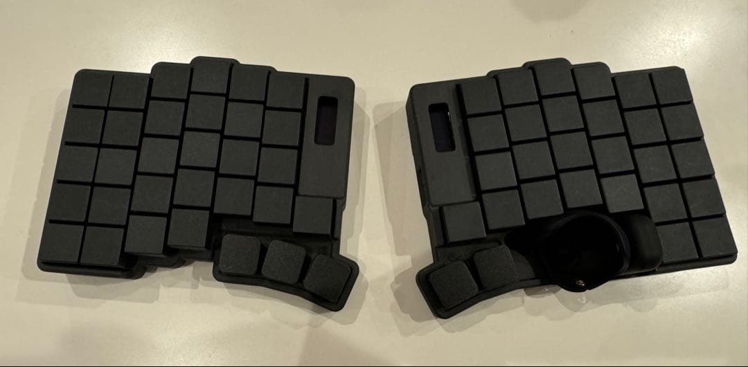 ああべ　keyball61 左手ボール　黒仕様