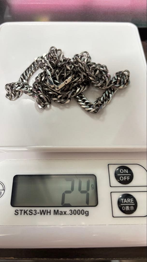 喜平　ネックレス　6面ダブル