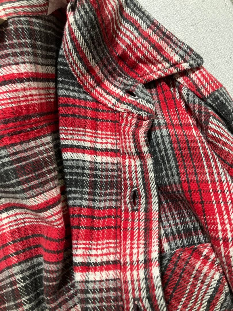 限定価格　好配色 90s USA製 FIVE BROTHER ネルシャツ XL