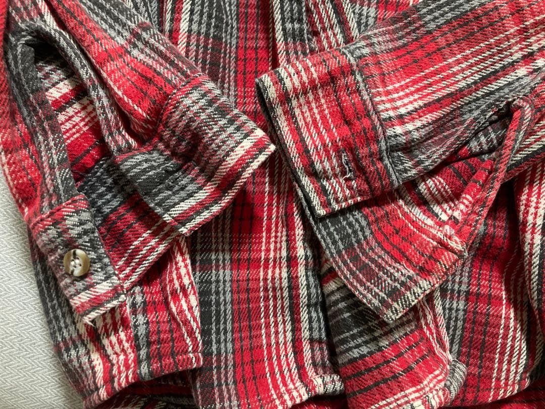 限定価格　好配色 90s USA製 FIVE BROTHER ネルシャツ XL