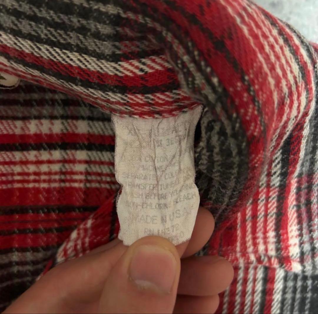 限定価格　好配色 90s USA製 FIVE BROTHER ネルシャツ XL