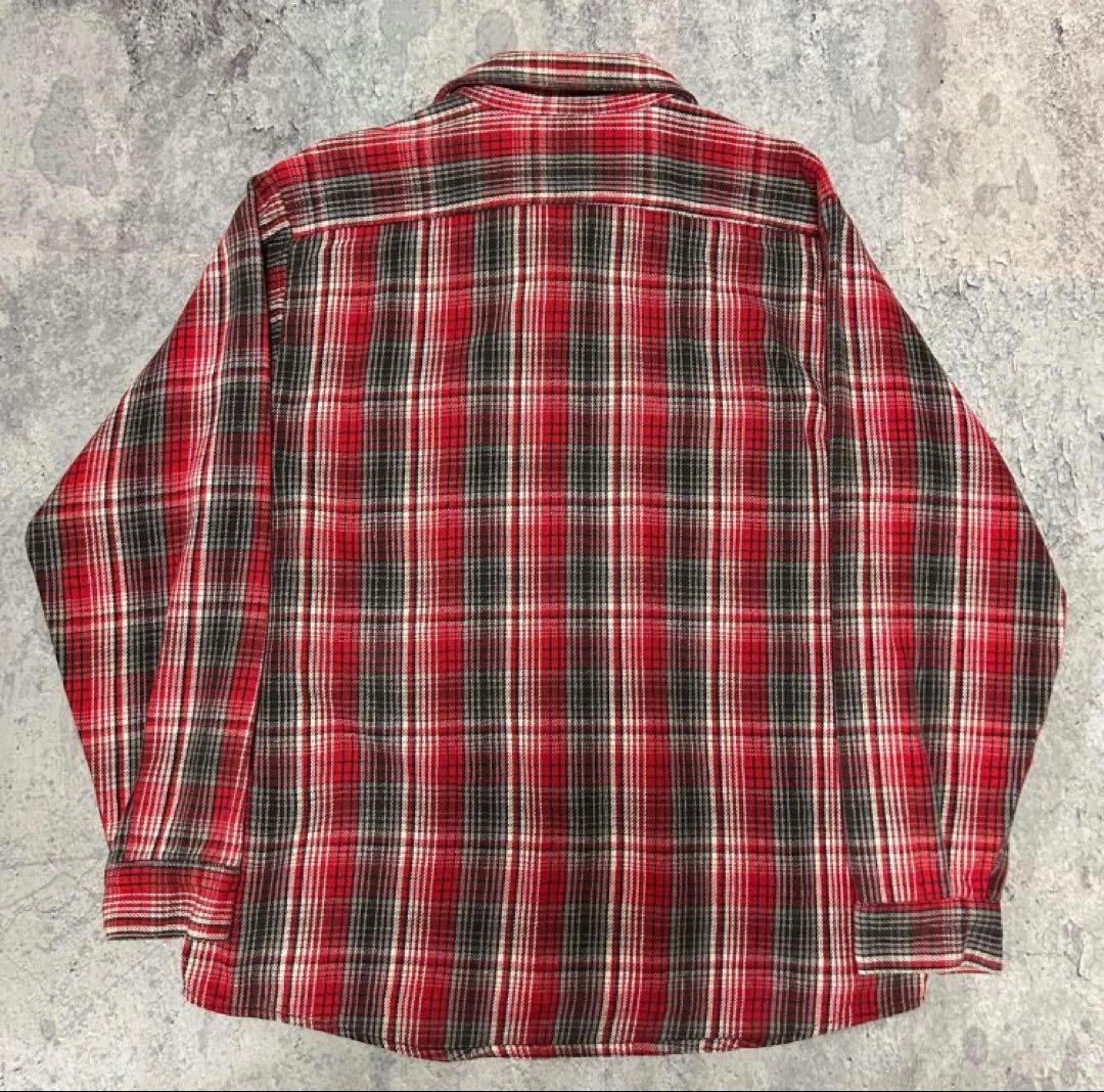 限定価格　好配色 90s USA製 FIVE BROTHER ネルシャツ XL