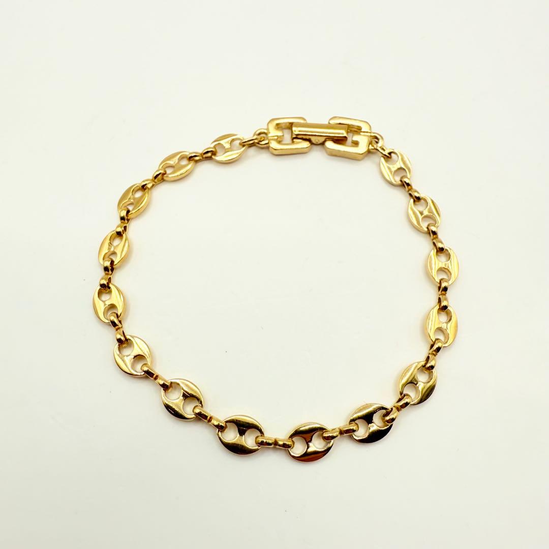 【極美品】GIVENCHY ジバンシー　ブレスレット　チェーン　ゴールド　19㎝