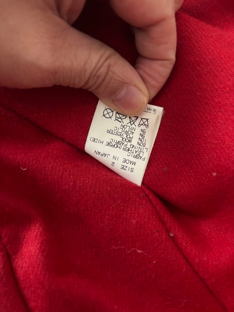 marka wear ホースハイド　ダブルライダースジャケット