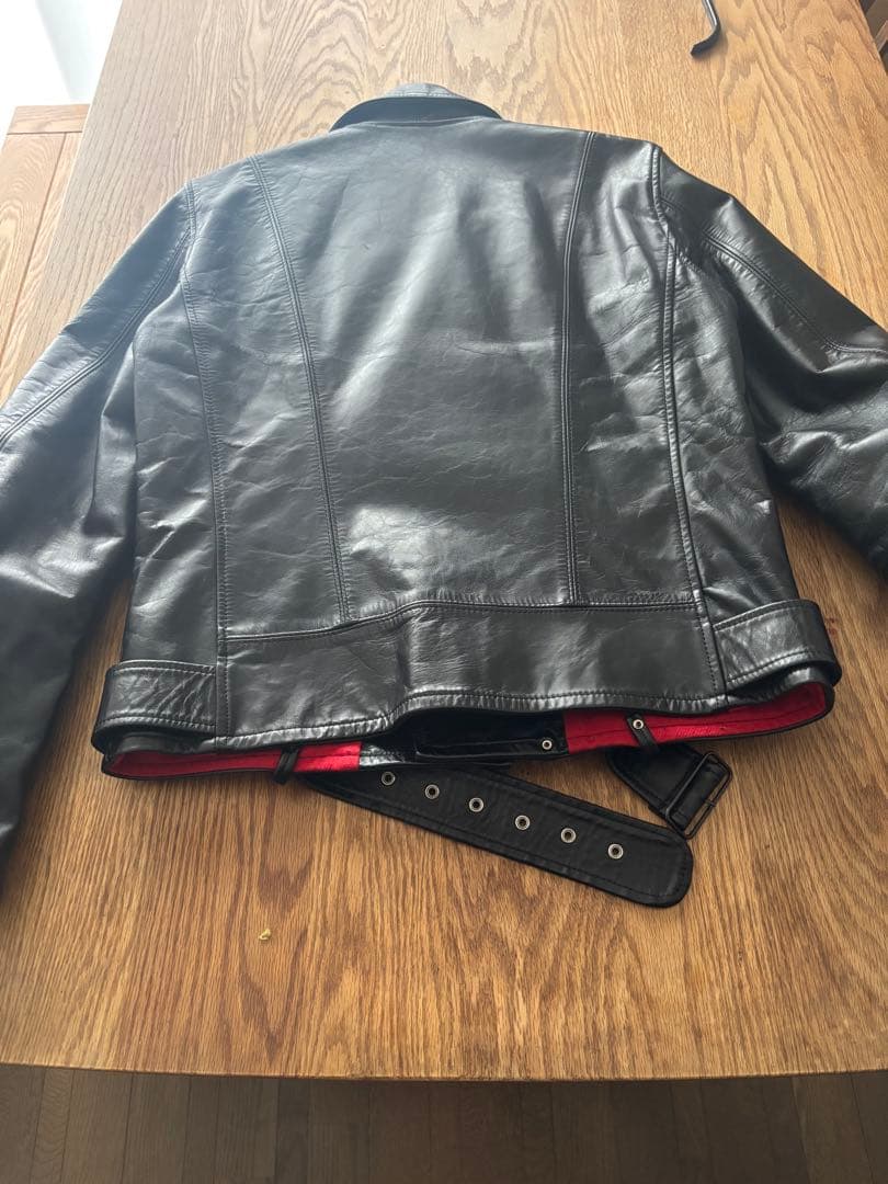 marka wear ホースハイド　ダブルライダースジャケット