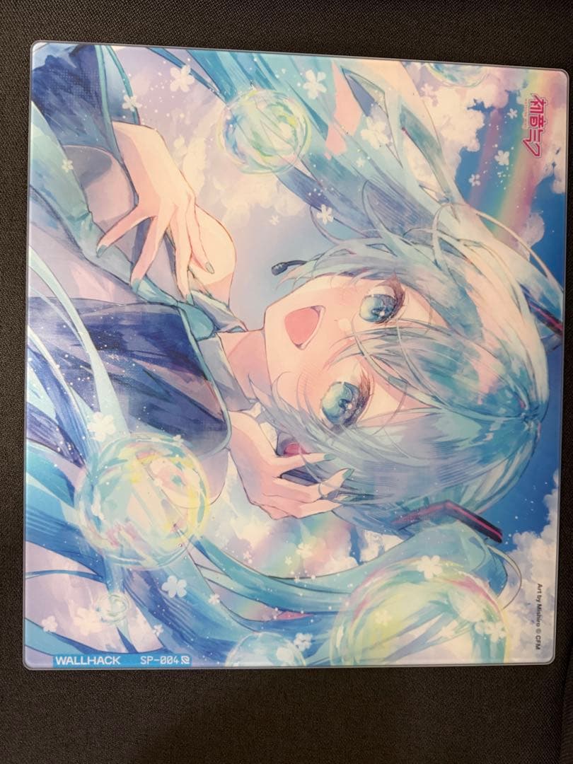 初音ミク　ガラスマウスパッド