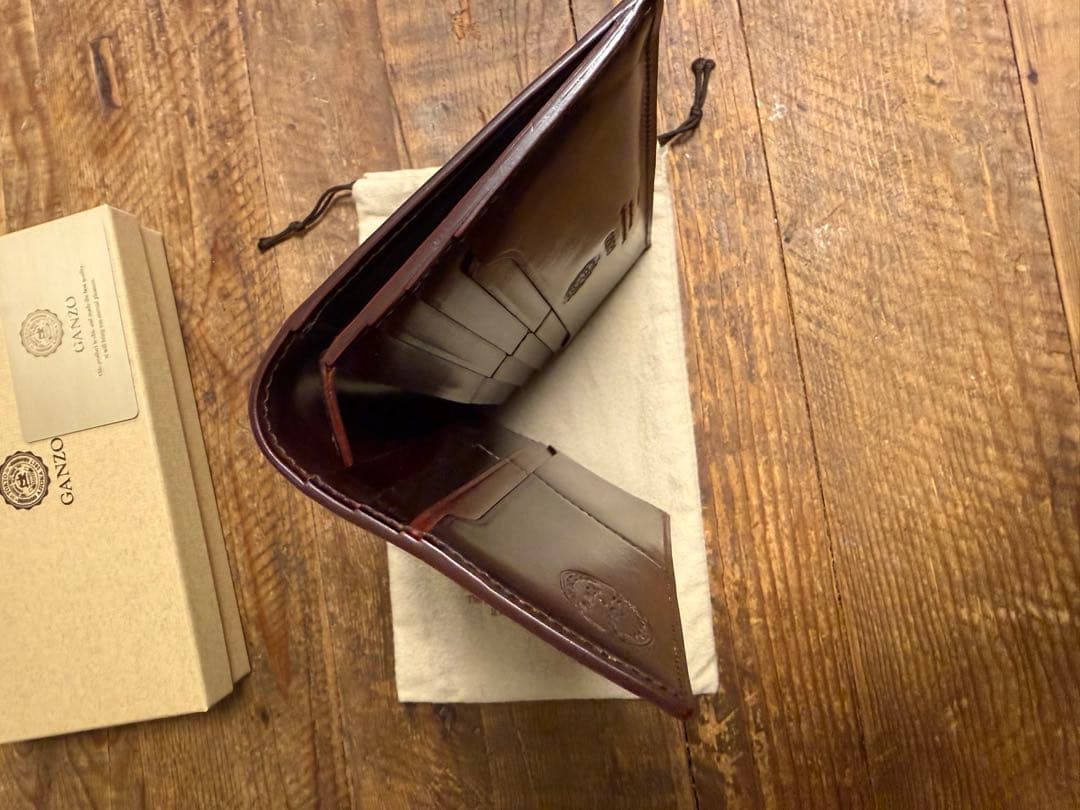 GANZO シェルコードバンSHELL CORDOVAN 2小銭入れホーウィン