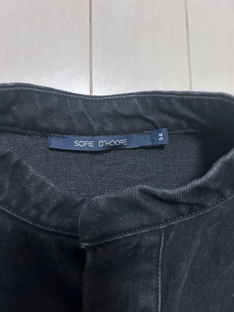 ソフィードール ブラックデニムプルオーバー