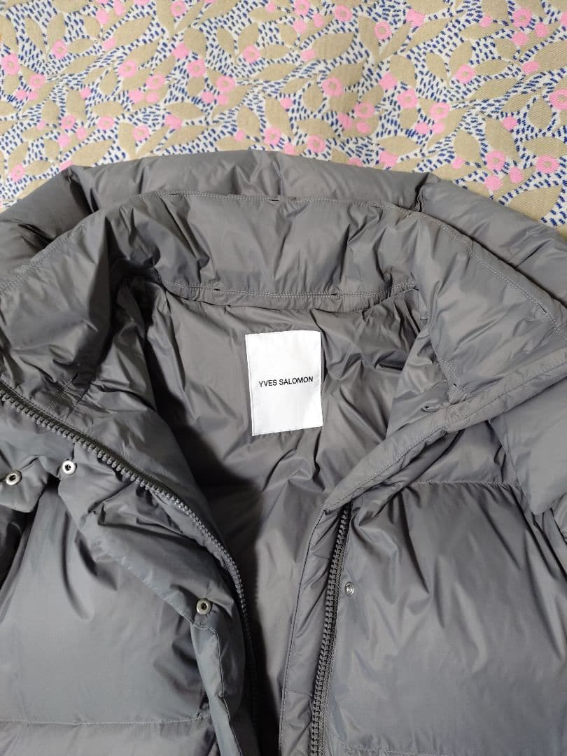 ソ*マ様 新品 yves salomon イヴサロモン ダウン グレー