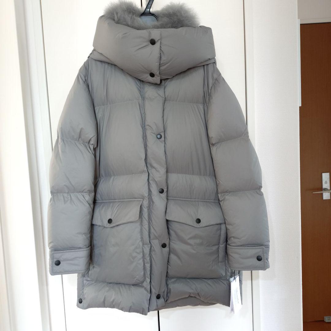 ソ*マ様 新品 yves salomon イヴサロモン ダウン グレー