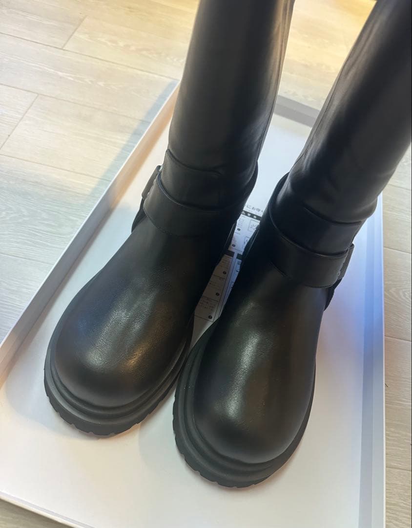 AMERI VINTAGE ロングブーツSIDE WAVE BUCKLE