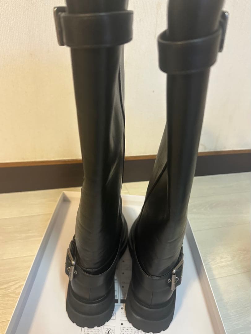 AMERI VINTAGE ロングブーツSIDE WAVE BUCKLE