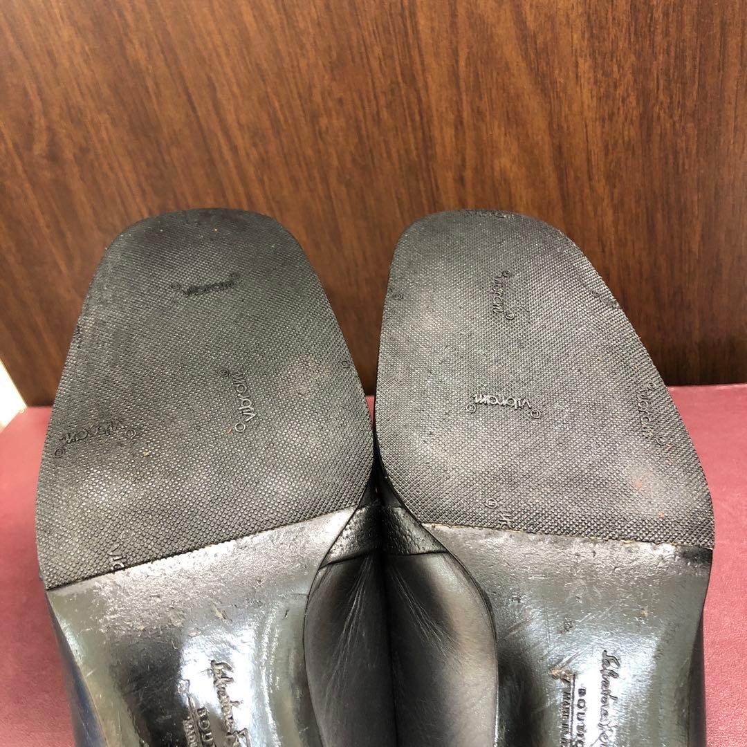 サンダル　ミュール　サルヴァトーレフェラガモ　24cm　レザー黒