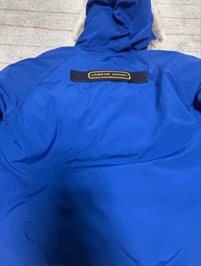 ごりけんTee Shyne着用 カナダグース 青 短丈 安心鑑定済