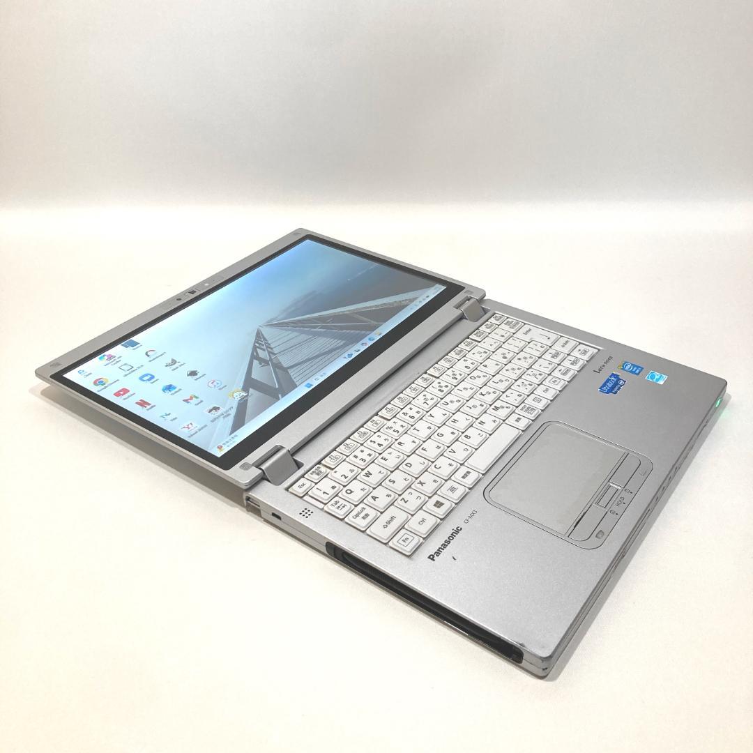 初心者✨超大容量・タッチパネル✨シルバー✨すぐ使えるノートパソコン◇D436-3