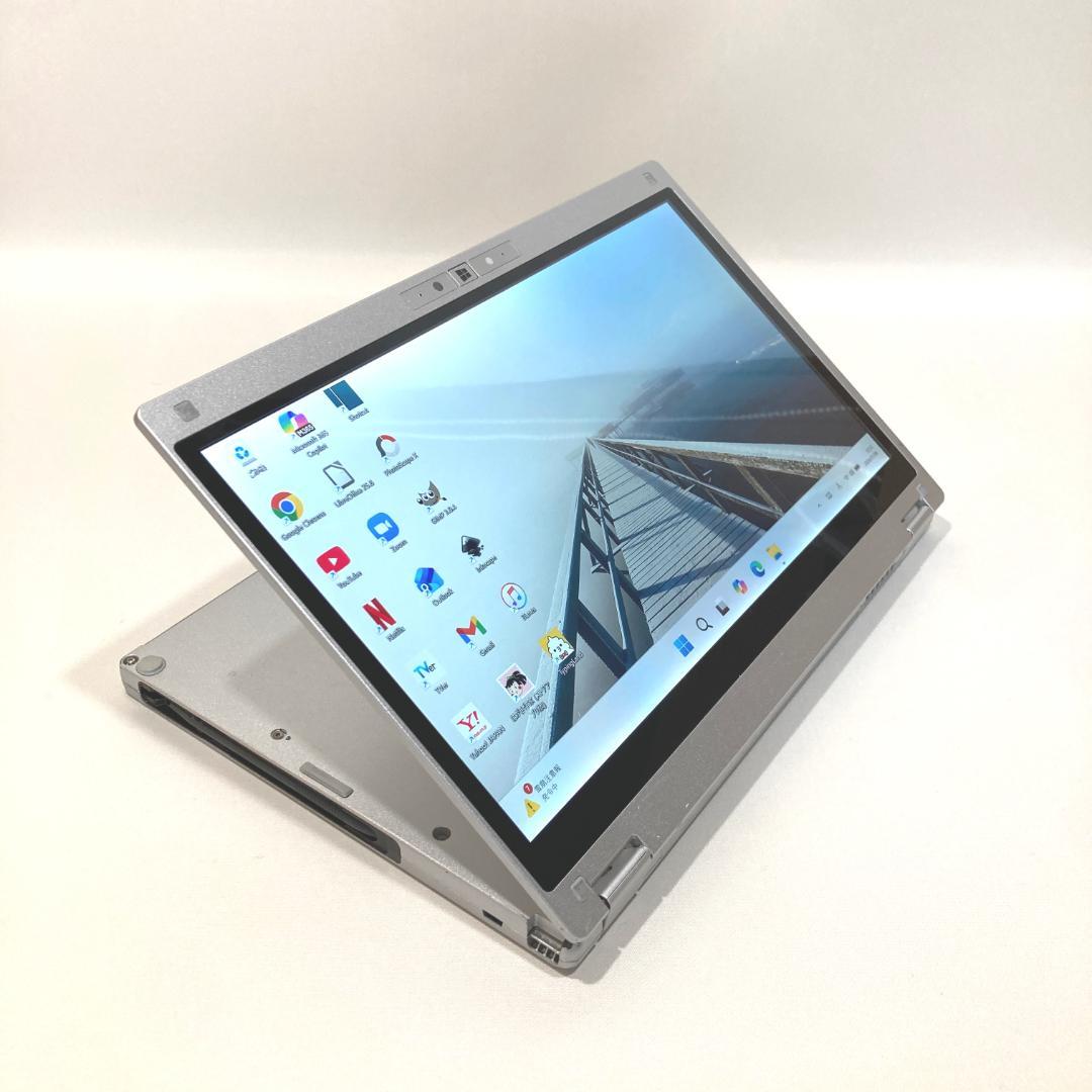 初心者✨超大容量・タッチパネル✨シルバー✨すぐ使えるノートパソコン◇D436-3