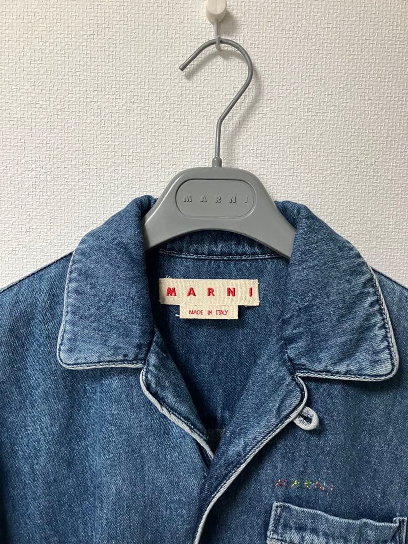 MARNI マルニ　デニム　シャツ　トロピカル　ウール　メンズ　スラックス