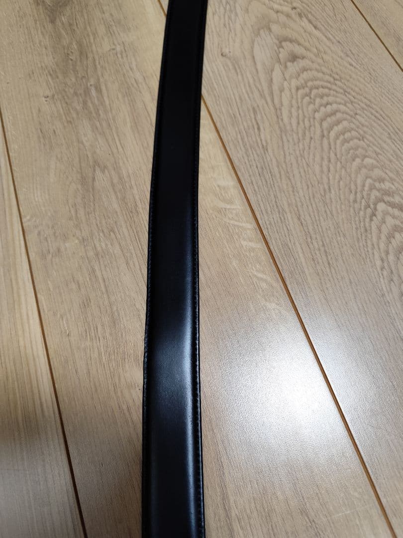 ISETAN MENs 100 コードバン ベルト 黒 ブラック レザーベルト