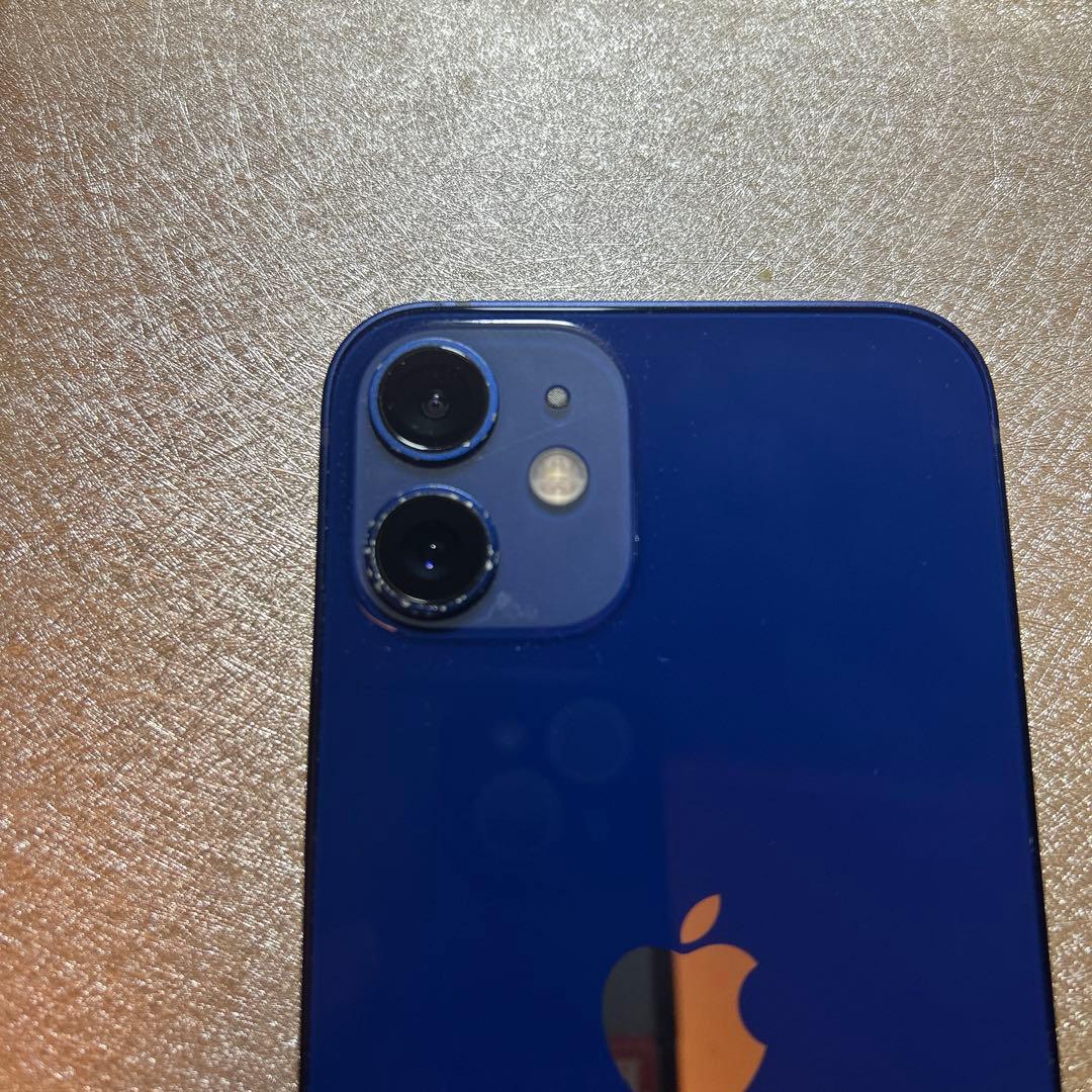 Apple iPhone 12 miniブルー 本体（カメラ故障）