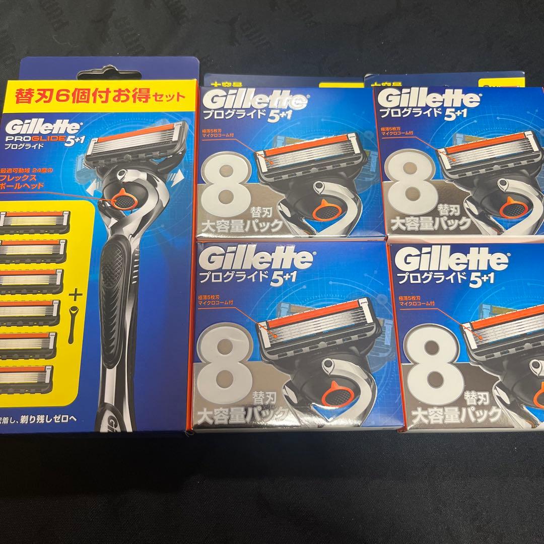 ジレット　プログライド　5+1