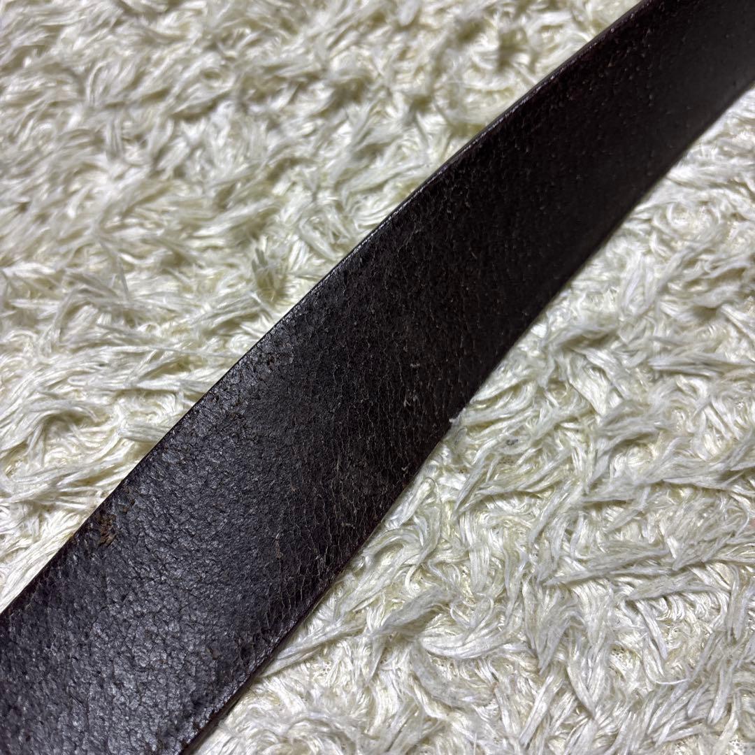 タグ付 リアルマッコイズ BUCO 本革レザー 太ベルト 28 ブラウン